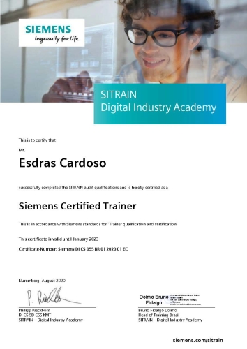 Siemens Certified Trainer